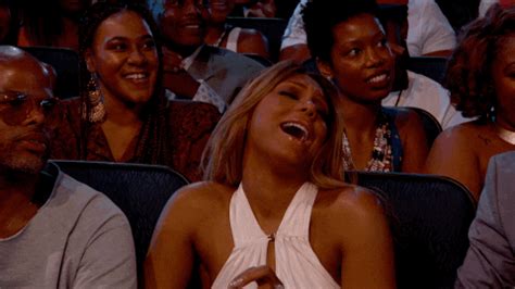 Laughing laugh bet awards GIF .